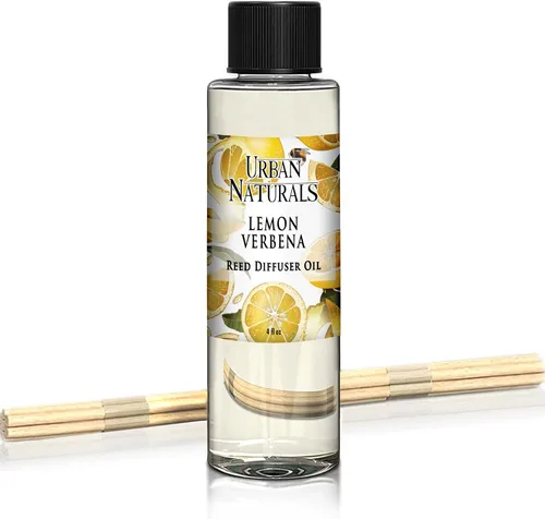 Vista 53 de Urban Naturals Recambio de aceite difusor de varillas ámbar y lavanda, lavanda relajante, ámbar cálido, aroma calmante para habitación, 4 onzas +