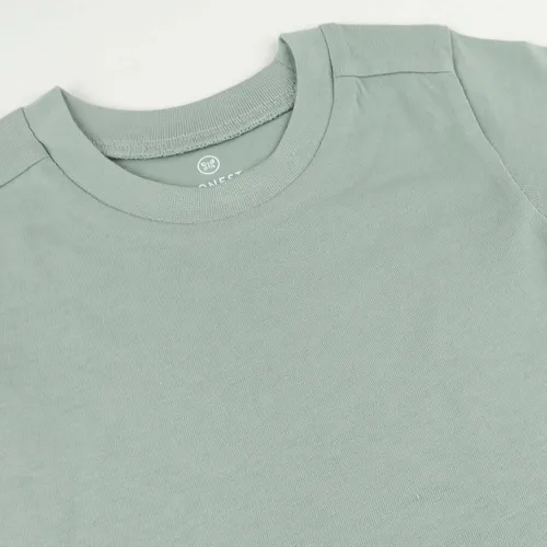 Vista 3 de HonestBaby Camiseta unisex de manga larga para bebé, 100% algodón orgánico
