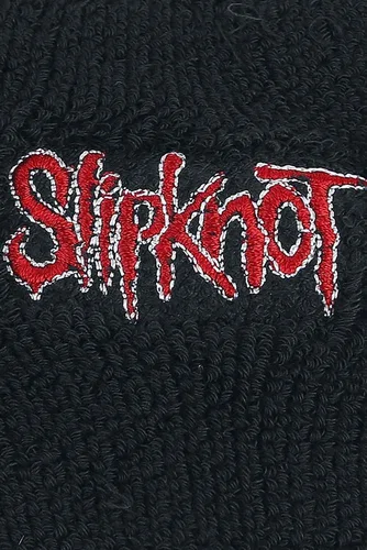 Vista 3 de Slipknot Banda oficial de algodón para el sudor, unisex, Slipknot Fans (rojo, negro), talla única