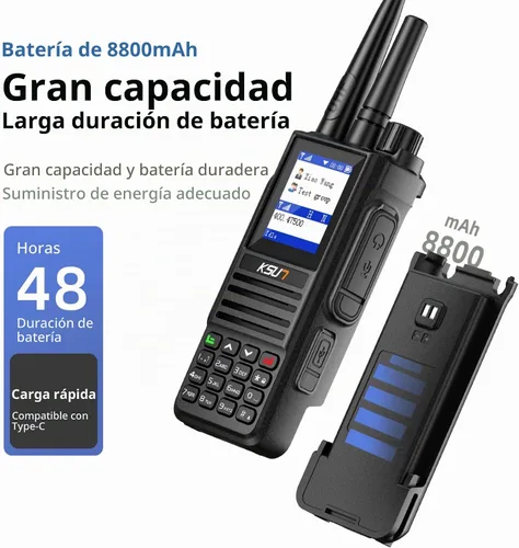 Vista 4 de Radios POC globales libres PTT de la vida de la red de KSUN 4G con tarjeta