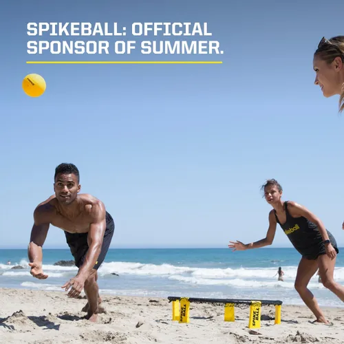 Vista 2 de Spikeball 3 Ball Juego Original de Red Redonda - Incluye 3 Pelotas, Red y Bolsa