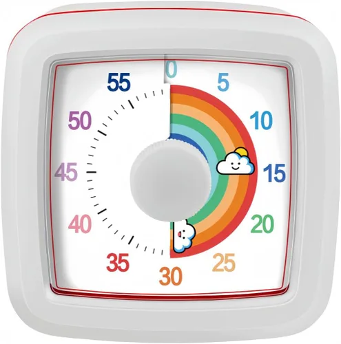 Vista 10 de Temporizador visual para niños y adultos, temporizador de cuenta regresiva de 60 minutos para aula, cocina, oficina, temporizador Pomodoro