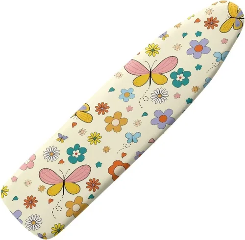 Vista 47 de Funda para tabla de planchar con diseño de estrella de mar de playa, resistente a los abrasadores, extra ancha, cubierta para tabla de planchar