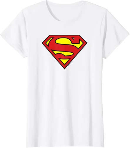 Vista 16 de Superman Camiseta con logotipo clásico Negro
