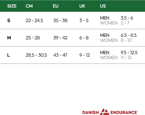 Vista 6 de DANISH ENDURANCE Calcetines deportivos para mujeres y hombres, calcetines de tenis de rendimiento, calcetines deportivos acolchados, 3 o 6 pares