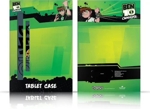 Vista 7 de Head Case Designs Officially Licensed Ben 10: Omniverse Character Art Graphics Leather Wallet Case Compatible with Apple iPad Air 11