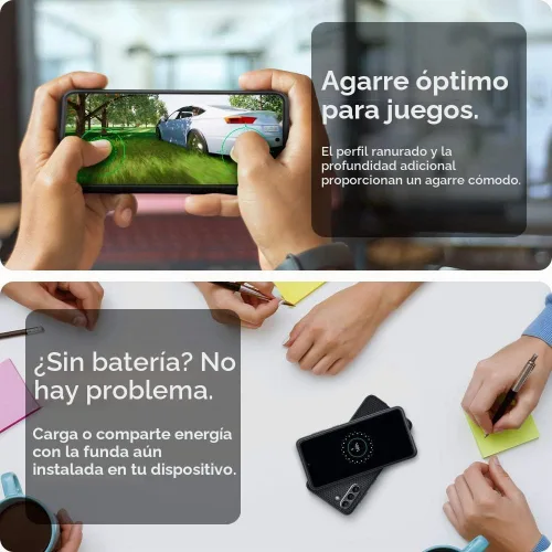 Vista 8 de Spigen Funda para Galaxy S21, aire líquido