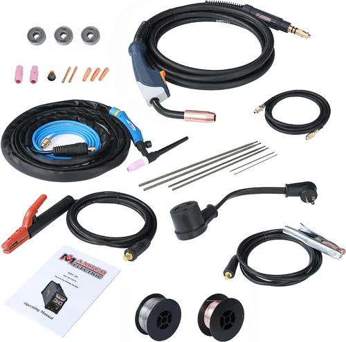 Vista 6 de MTS-205 205 Amp MIG/TIG-Antorcha/Stick Arc Combo Soldador, Soldadura Aluminio (MIG) 110/230V Doble Voltaje Soldadura Nuevo