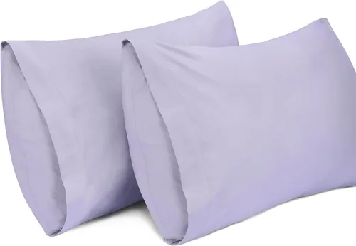 Vista 20 de Lirex Paquete de 2 fundas de almohada, 100% algodón, transpirables, 20" x 36" tamaño King estándar, color verde aguamarina