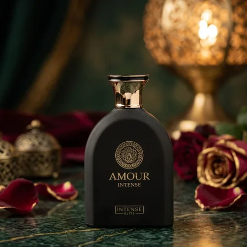 Vista 6 de INTENSE ELITE Amour Intense - Perfume de larga duración para mujeres y hombres, 3.4 fl oz (3.4 onzas), Eau De Parfum con Pimento, Rosa y Azafrán