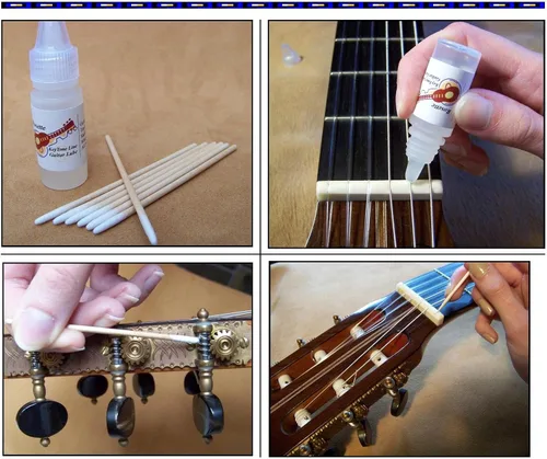 Vista 4 de Lubricante de guitarra KeyTone Line para ranuras de tuerca, máquinas de afinación, rendimiento de cuerdas