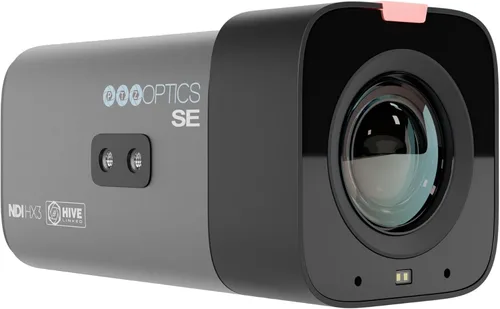 Vista 2 de PTZOptics Cámara profesional Studio SE, 1080p, NDI HX3, zoom 12X/20X, HDMI, SDI, USB, salida IP (20X, gris)