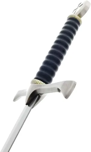 Vista 5 de Espada medieval a una mano, hoja sin brillo. Para colección, regalo, espectáculo, feria, cosplay y LARP
