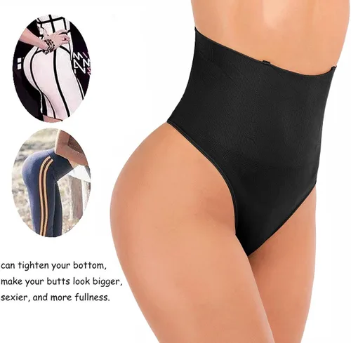 Vista 2 de Hioffer Bragas de tanga sexy para mujer con cintura y cintura