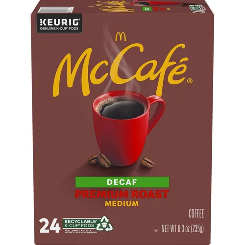 Vista 19 de McCafe Café descafeinado tostado premium, cápsulas Keurig K-Cup de una sola porción, descafeinado, 60 unidades, (6 paquetes de 10)