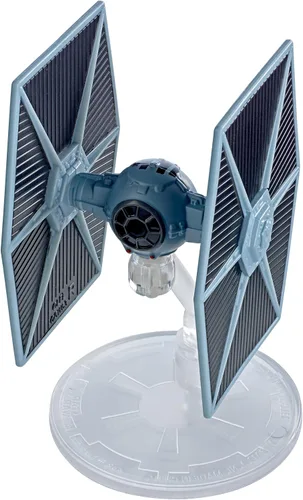Vista 8 de Hot Wheels Star Wars Rogue One nave espacial, Darth Vader TIE Advanced X1