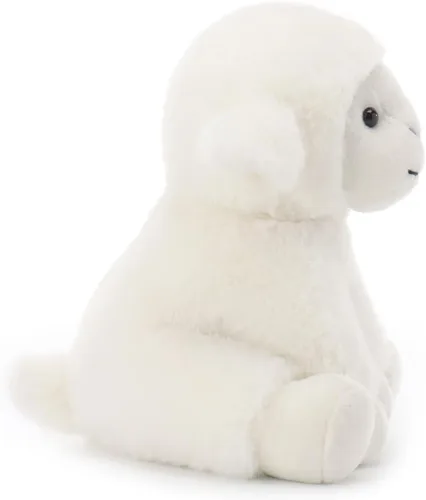 Vista 3 de Apricot Lamb Peluche de cordero crema para niños, juguetes de peluche suaves y lindos para bebés niñas y niños, 7 pulgadas