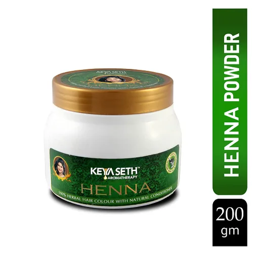 Vista 2 de Keya Seth Aromaterapia 100% Tinte para el cabello con acondicionador natural Henna 200gm