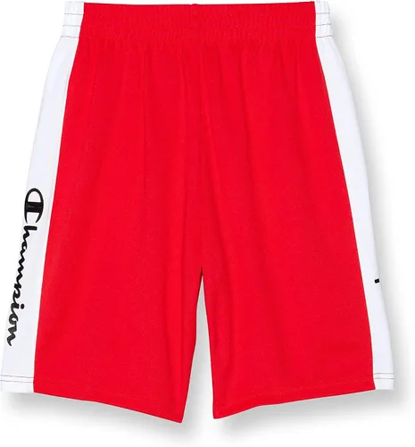 Vista 2 de Champion Pantalones cortos deportivos para niños, pantalones cortos ligeros para niños, gráficos, 8 pulgadas