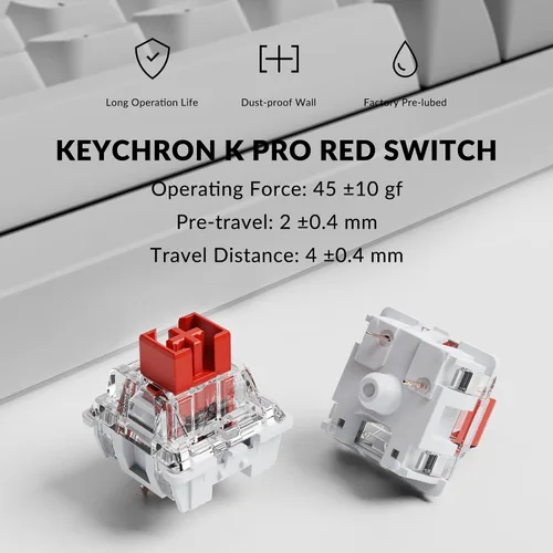 Vista 9 de Keychron Q1 Pro Teclado mecánico inalámbrico personalizado, QMKVIA programable de aluminio completo 75% diseño BluetoothRGB con cable