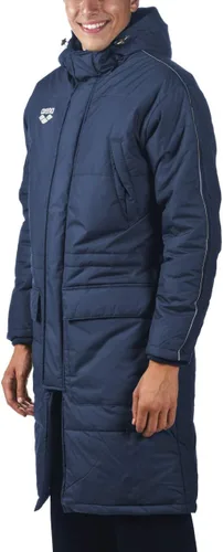 Vista 2 de Arena Unisex Adult Team Line Swim Parka Warm Winter Coat Waterproof Long Jacket for Men and Women Perfect for Swimmers