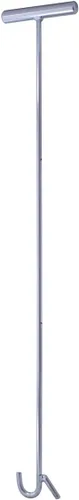 Vista 2 de United Pacific 90012 Extractor de pasador de quinta rueda de servicio pesado chapado en cromo de 31 pulgadas, varilla de acero sólido con mango de 5