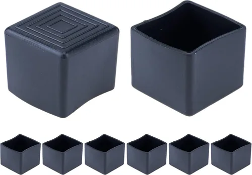 Vista 13 de Mcredy - Tapas para patas de silla, protector de patas de mesa, tamaño interior, 1-1/2 pulgadas x 1-1/2 pulgadas, para patas de muebles cuadradas