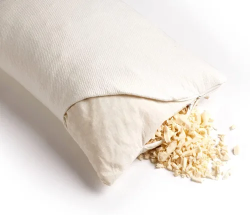 Vista 2 de Almohada de espuma triturada de látex natural - King