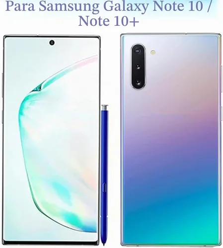 Vista 4 de Paquete de 2 lápices capacitivos Note 10 para Samsung Galaxy Note 10 Pen Aura Glow Plata