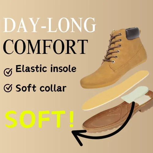 Vista 5 de Botas de trabajo para hombre con puntera suave, botas de senderismo ligeras e impermeables