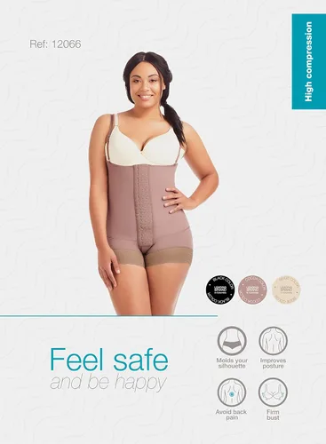 Vista 6 de DELIÉ by Fajas Dprada 09066 Fajas Colombianas Faja Posparto Faja Moldeadora de Cuerpo Completo para Mujer