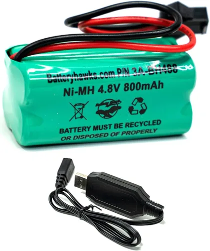 Vista 5 de 4.8v 800mAh Ni-MH batería para RC coche barco alto rendimiento general control remoto