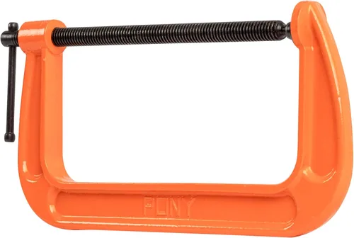 Vista 3 de Pony Jorgensen 2680 Abrazadera C de 8 pulgadas, naranja