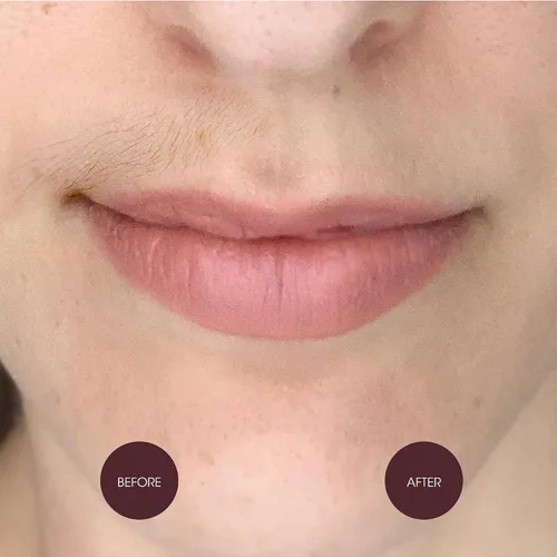 Vista 4 de Nad's Depilación facial suave y calmante para mujeres, crema depilatoria sensible para áreas delicadas de la cara, 0.99 onzas (4446)