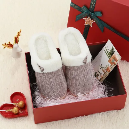 Vista 7 de NineCiFun Pantuflas cómodas de casa para mujer, de espuma viscoelástica, mullidas, para interiores, exteriores, antideslizantes, para el hogar
