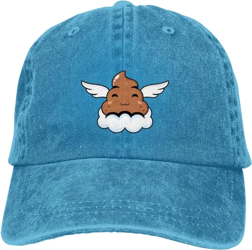 Vista 8 de MULIHU Cute Angel Poo Baseball Cap for Men Women Hats Cotton Trucker Caps Adjustable Dad Hat