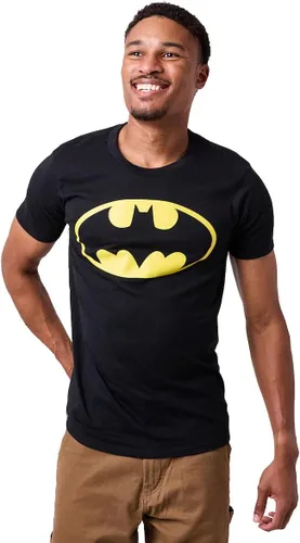 Vista 3 de Bioworld Superman Batman & Supermans Logos - Paquete de 2 camisetas para hombre