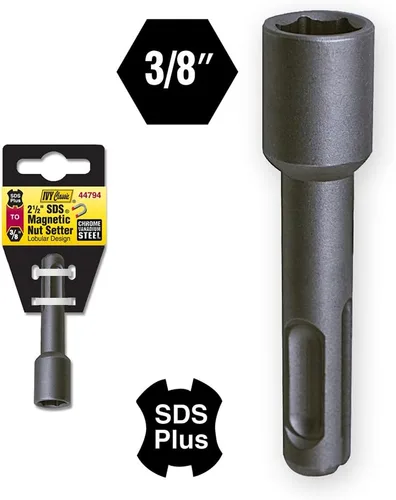 Vista 2 de IVY Classic 44794 3/8 x 2-1/2" SDS-Plus fijador de tuercas magnéticas, Impact Plus, 1/tarjeta