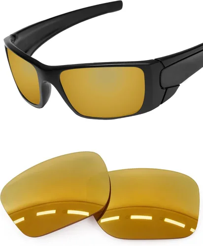 Vista 8 de 1.6MM Polarized Replacement Lenses for Oakley Fuel Cell OO9096 Sunglasses Iridium negro - Policarbonato polarizado