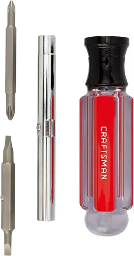 Vista 9 de CRAFTSMAN Juego de destornilladores multipuntas, 6 en 1, mango de acetato (CMHT66052)