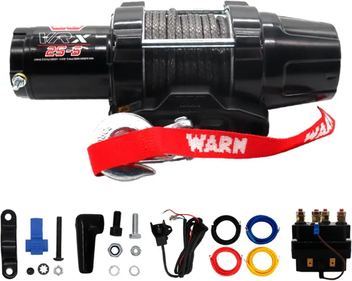 Vista 10 de WARN 101025 VRX 25 Powersports cabrestante con cable de acero