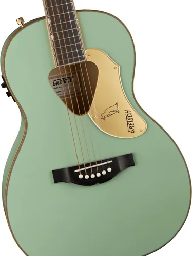 Vista 4 de Gretsch G5021E Rancher Penguin Parlor Guitarra Acústica-Eléctrica - Menta