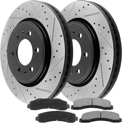 Vista 2 de Rotores de freno delantero de 13.780 in de repuesto para Ford Expedition 2010-2020, Ford 2010-2020 para F-150,2010-2020 Lincoln Navigator Kits