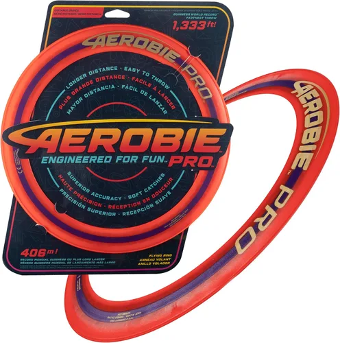 Vista 3 de Aerobie Pro Ring juguete al aire libre para niños, para niños y niñas, todas las edades, colores pueden variar
