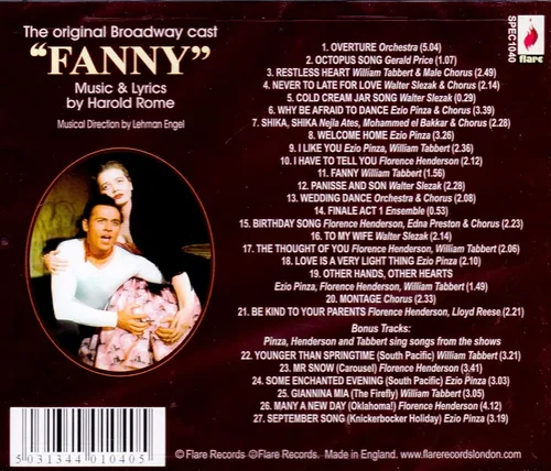 Vista 2 de Fanny - The Original Cast Recording Of The Musical Fanny