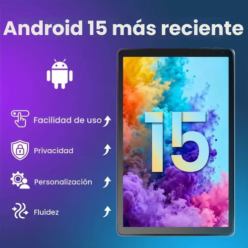 Vista 4 de Tableta Android 15 de 10.1 pulgadas, Octa-Core, 12GB RAM 128GB ROM 1TB
