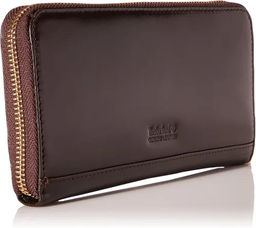 Vista 2 de Timberland - Cartera de piel con cremallera de interferencia de radiofrecuencia RFID para mujer con correa para la muñeca