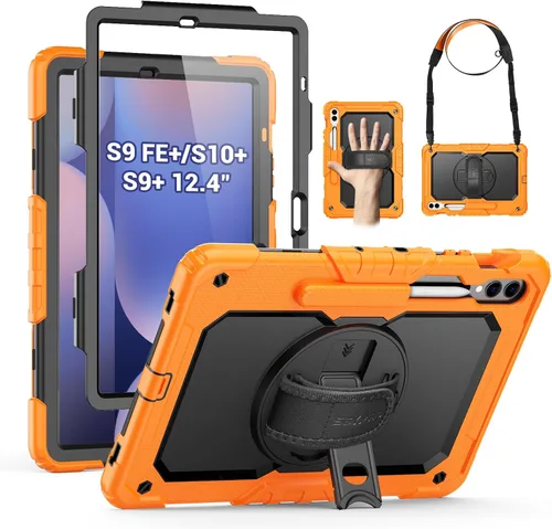 Vista 28 de SEYMAC Funda protectora resistente a prueba de golpes para Samsung Galaxy Tab A9 de 8.7 pulgadas 2023 (SM-X110/X115/X117), resistente a prueba