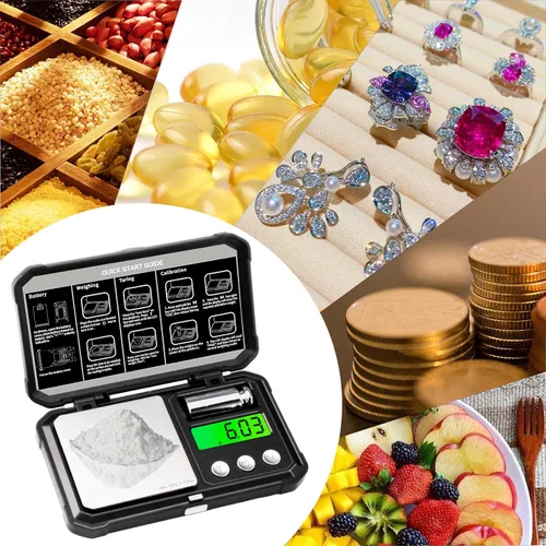 Vista 6 de GRAM PRES - Báscula digital de bolsillo de 10.58 oz x 0.00 oz de precisión, báscula de joyería Small Mini High Precision Scale Digital