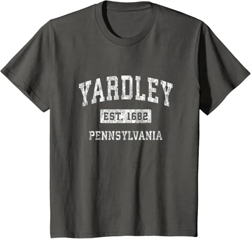 Vista 42 de Yardley Pennsylvania PA - Camiseta de manga corta, diseño deportivo